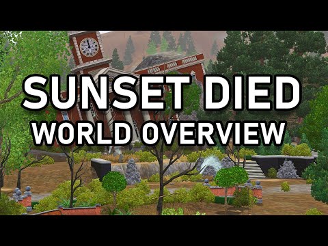 Видео: ПОСТАПОКАЛИПТИЧЕСКИ ЗАКАТЫ В ДОЛИНЕ!! Закат умер. Обзор мира The Sims 3.