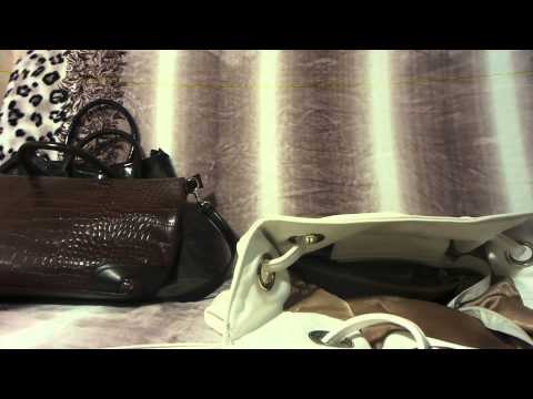 Видео: мои сумки.очень все скромно.