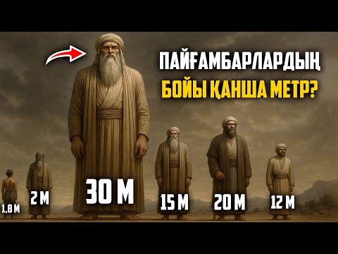 Видео: 10 ҚАБАТТЫ ҮЙГЕ ТЕҢ БОЛАТЫН АЛЫП ПАЙҒАМБАР | БҰЛ ПАЙҒАМБАРЛАРДЫҢ БОЙЫ