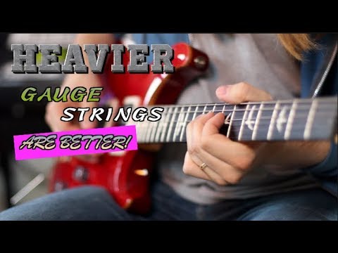 Видео: Более толстые струны лучше, и вот почему.