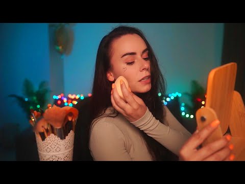Видео: АСМР Мой МАКИЯЖ на СТРИМ 😍 Красимся вместе 😴 Болталка перед СНОМ ASMR My EASY Make UP