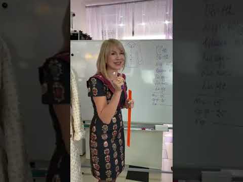 Видео: Олеся Строганова - построением цельнокройного рукава с ластовицей!
