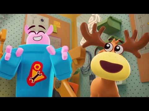 Видео: Живой гараж - Как говорит лось? (29 серия) Мультфильмы для детей