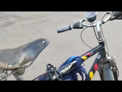 Видео: самодельный электро велосипед, из генератора.