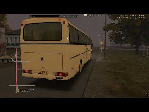 Видео: Карта Чистогорская Обл. маршрут 200 Коренево-Автовокзал Mercedes-Benz O303-15RHD № АН 247 34(Omsi 2)