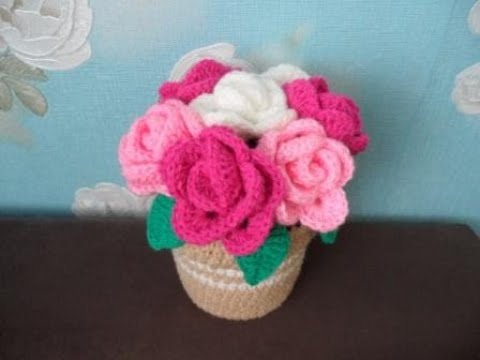 Видео: Шкатулка - игольница крючком к 8 марта.