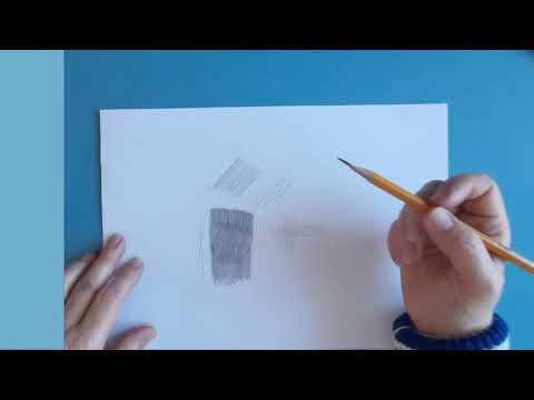 Видео: Как точить простой карандаш, держать карандаш и правильно штриховать?!