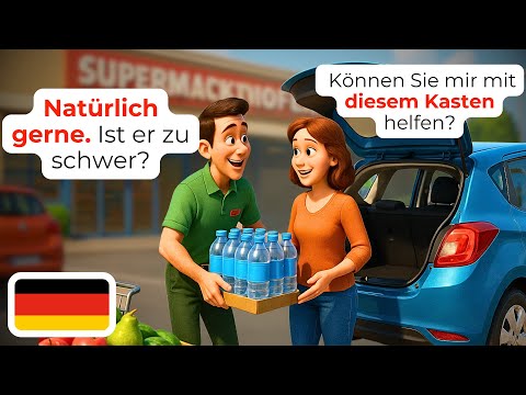 Видео: 🇩🇪 Покупки на немецком: 15 Реальных Диалогов в Супермаркете | A1-A2 | Учите немецкий