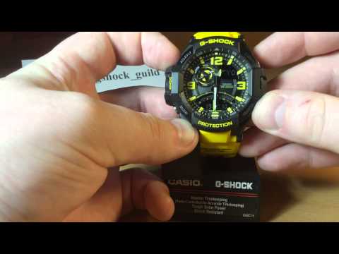 Видео: Обзор и настройка часов Casio G shock GA-1000 [5302]