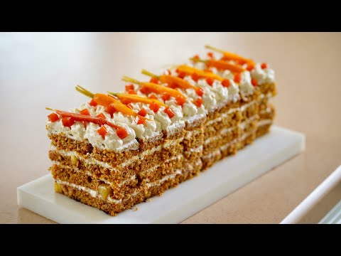 Видео: Морковный торт – Бруно Альбузе