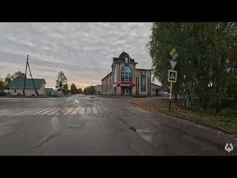 Видео: Прогулка по г. Тотьма, раннее утро.