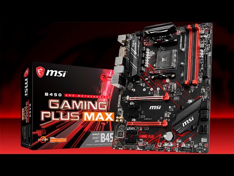 Видео: Распаковка материнской платы MSI B450 Gaming plus Max