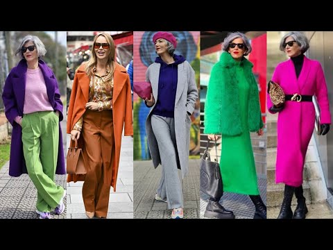 Видео: Натуральные женщины старше 50 60 70 лет / зимняя мода 2025