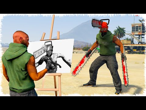 Видео: ДЖОННИ СУРЕТ САЛЫП БЕНЗОПИЛАҒА АЙНАЛДЫ (GTA V) жони джони