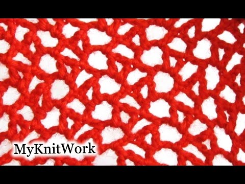 Видео: Сетка крючком #1. Вязание крючком. Mesh pattern. Crochet.