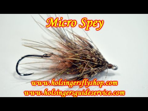 Видео: Micro Spey, магазин мух Holsinger's Fly Shop