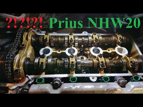 Видео: Toyota Prius 20 - замена свечей, прокладки крышки ГБC, проверка зазоров. Я попал на замену цепи?