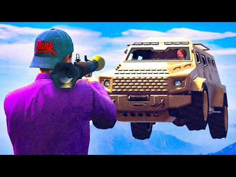 Видео: БРОНИРОВАННЫЕ ТАЧКИ ПРОТИВ БЕГУНОВ В ГТА 5 ОНЛАЙН