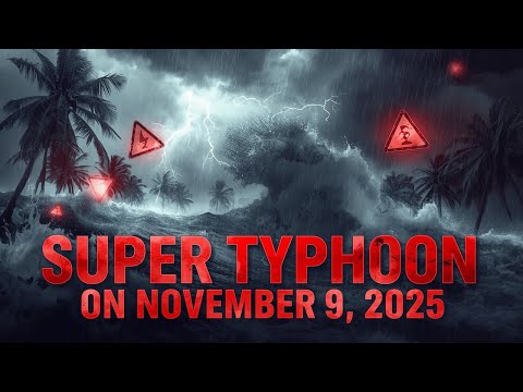 Видео: СУПЕР ТАЙФУН ОПЯТЬ РАЗНОСИТ ФИЛИППИНЫ 9 НОЯБРЯ 2025
