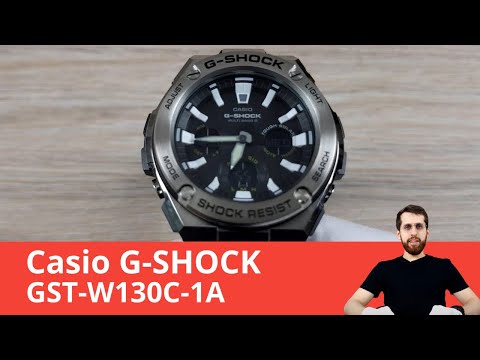 Видео: Обзор часов Casio G-SHOCK GST-W130C-1A