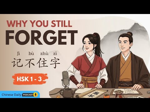 Видео: Почему вы всё ещё забываете китайские иероглифы? 为什么学了很多汉字，还记不住？