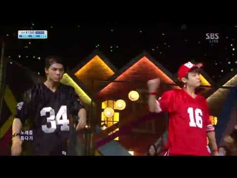 Видео: TEENTOP Walking the road @SBS Inkigayo Популярная песня 20130428