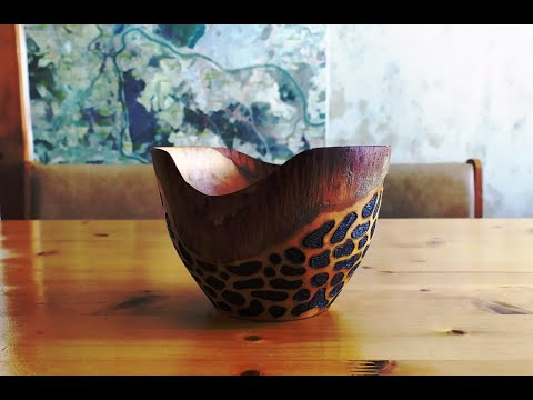 Видео: Ваза(горшочек) из липы