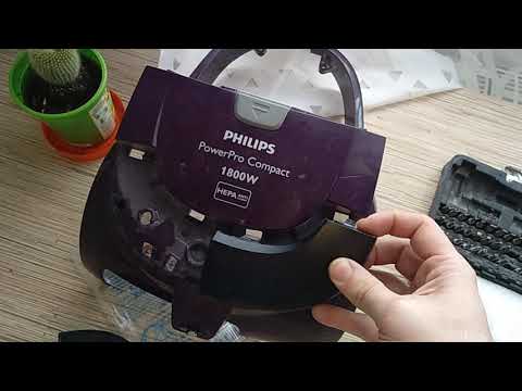 Видео: Как разобрать пылесос Philips PowerPro Compact FC8472