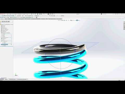 Видео: Создание пружины в Solidworks уравнениями с возможностью деформации в сборке