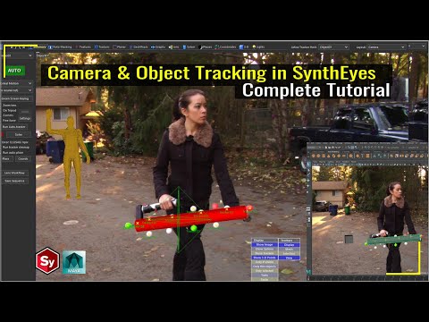 Видео: Отслеживание камеры и объектов в SynthEyes | Учебное пособие по отслеживанию объектов с помощью к...