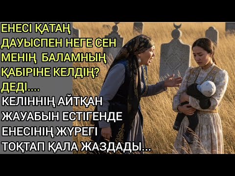 Видео: Енесі қатаң дауыспен НЕГЕ СЕН МЕНІҢ БАЛАМНЫҢ ҚАБІРІНЕ КЕЛДІҢ ДЕДІ келініннің айтқан жауабы..#аудио Ә