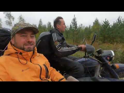 Видео: Путешествие к мещерским озерам на мотоцикле Урал в сентябре 2023 года.