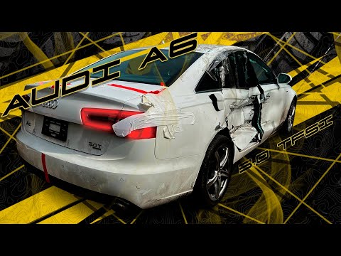 Видео: Audi A6 C7. Body rebuilding. Ремонт кузова.