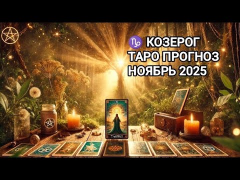 Видео: ♑ КОЗЕРОГ 🍁 ТАРО ПРОГНОЗ НА НОЯБРЬ 2025