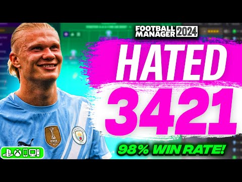 Видео: Самая ненавистная тактика 3421 в FM24 — ПРОТИВОСТОИТ ИГРЕ | Процент побед 98%!
