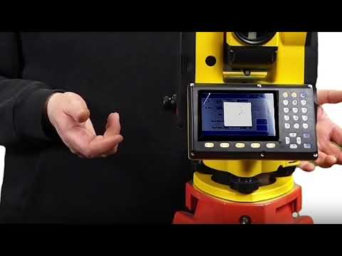 Видео: Установка станции в тахеометре South N40 Android.