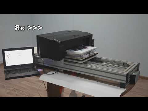 Видео: Принтер планшетный Epson L1800