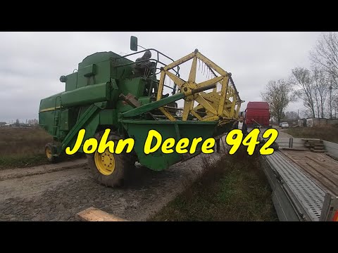 Видео: Джон Дір 942 з с. Берестя Рівненської обл. в с. Буківка Житомирської обл. Люди ще молотять...