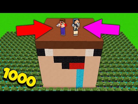 Видео: ДОМ В ГОЛОВЕ НУБА И ДЕВУШКИ ПРО ПРОТИВ 1000 ЗОМБИ В МАЙНКРАФТ 100% ТРОЛЛИНГ ЛОВУШКА MINECRAFT