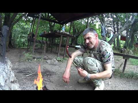 Видео: Сутки на поляне МАН,щепочница в деле)))