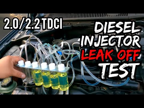 Видео: ТЕСТ НА УТЕЧКУ ДИЗЕЛЬНОГО ИНЖЕКТОРА **Ford Mondeo ST TDCi 2.0/2.2** Причина дыма при запуске???