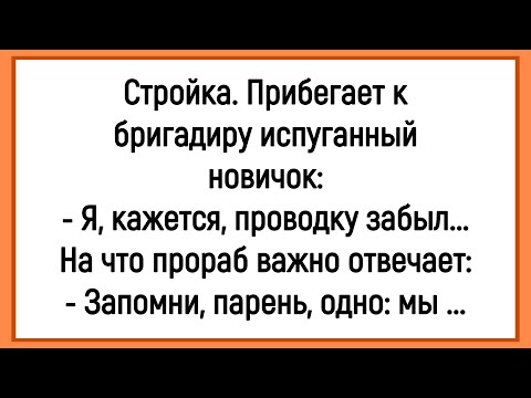 Видео: 🤣Как Строитель Проводку Забыл Проложить! Сборник Смешных Анекдотов! Юмор! Позитив!