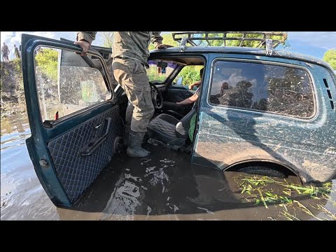 Видео: Утопили ниву,ушатали головастика, засадили УАЗ на 35х, спонтанная покатушка получилось очень боевой 