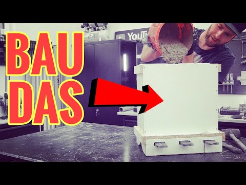 Видео: Как построить скамейку из бетона и дерева / DIY Concrete Bench