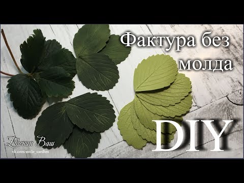 Видео: ФАКТУРА ЛИСТЬЕВ БЕЗ МОЛДА | ФОАМИРАН | ТОНИРОВКА