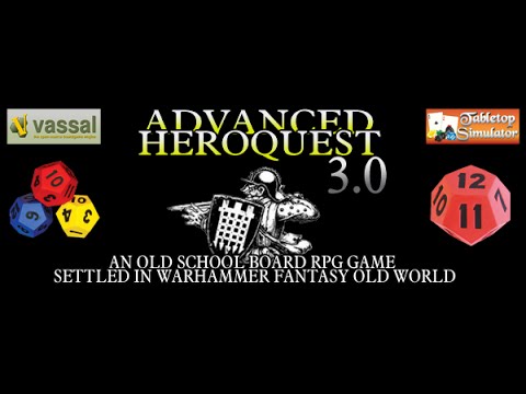 Видео: Времяпрепровождение в Advanced Heroquest (Tabletop Simulator)