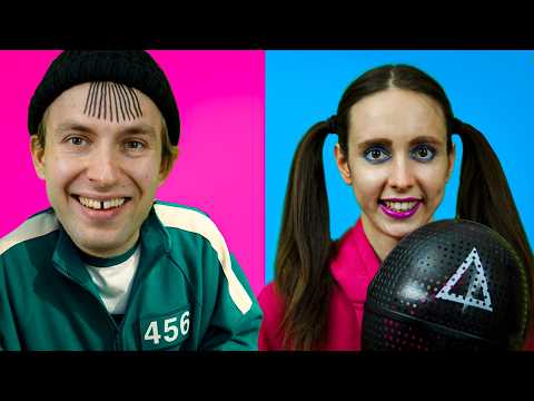 Видео: МЫЖСЕМЬЯ на ИГРЕ В КАЛЬМАРА / Смешная ПАРОДИЯ / Сальный Эчпочмак