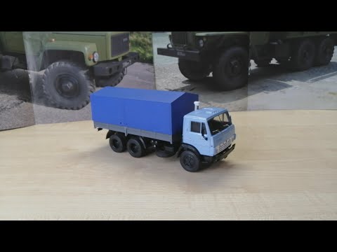 Видео: Обзор модели Камаз-5320, масштаб 1:43, "Deagostini+Элекон+Технопарк".