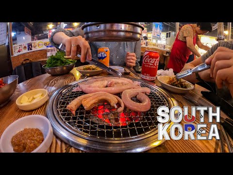 Видео: Корейское барбекю. Смотровая площадка SEOUL SKY. Дворцы Чхандоккун и Чхангёнгун. Южная Корея.