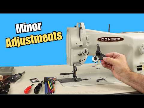 Видео: Ремонт и техническое обслуживание промышленной швейной машины Consew 206RB 5 с шагающей лапкой